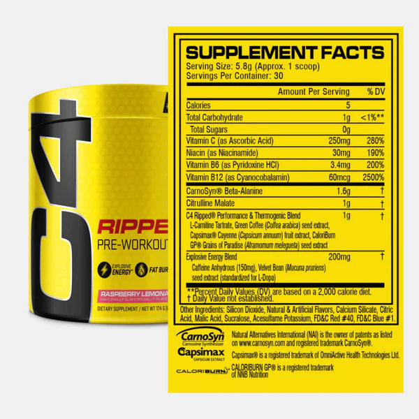 Cellucor C4 Ripped – 30 Servings