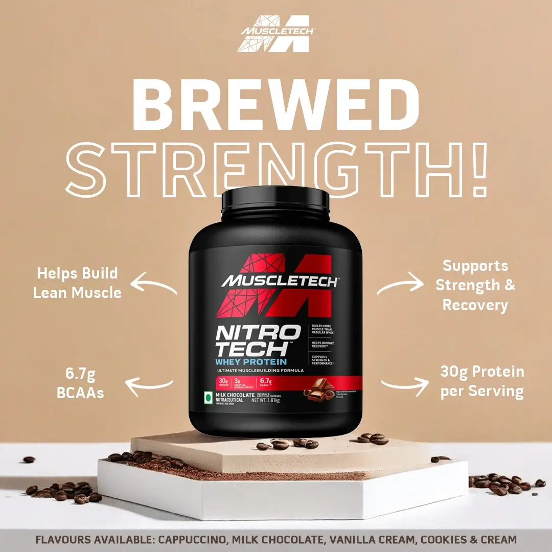 MuscleTech Nitro-Tech Whey Gold – 1.81 KG (40 Servings)
