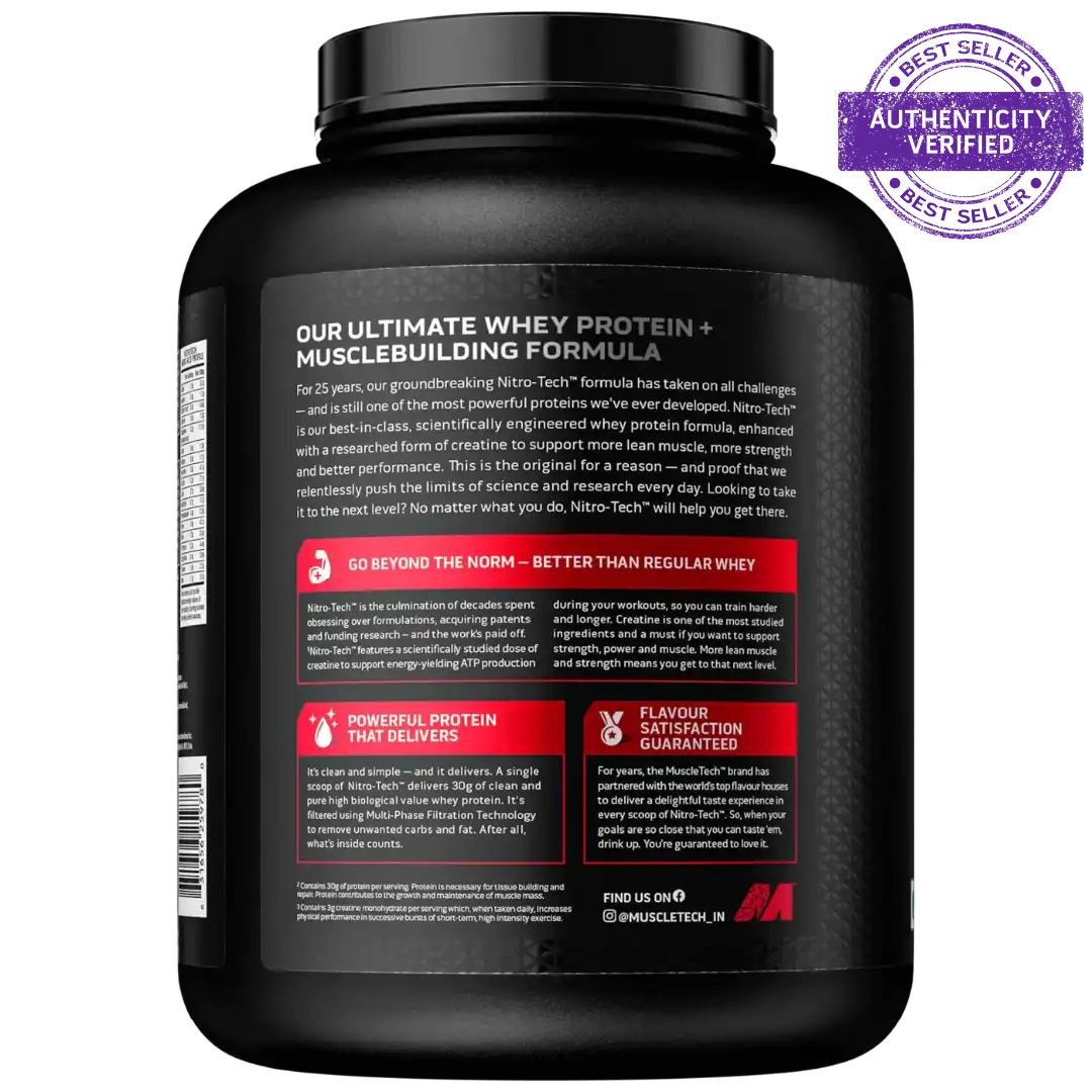MuscleTech Nitro-Tech Ripped – 1.82 KG (43 Servings)